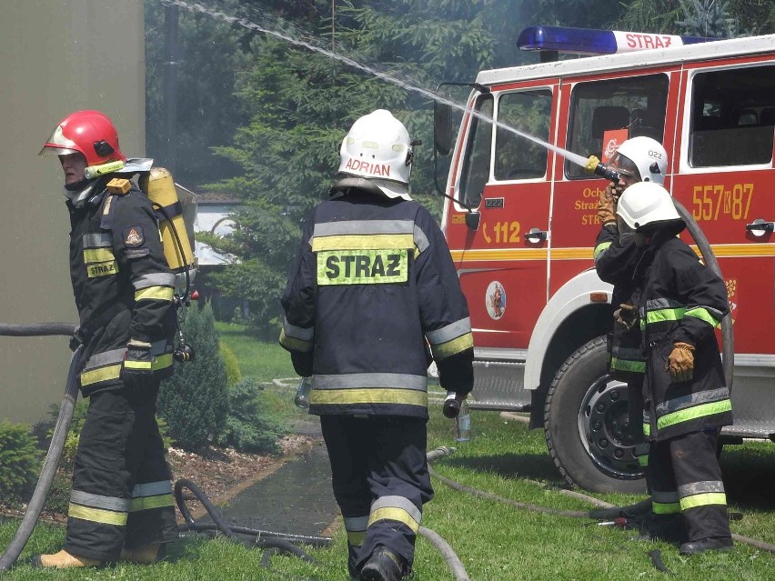 W Stryszowie spalił się dobytek kubu rowerowego Aquila Lotto...