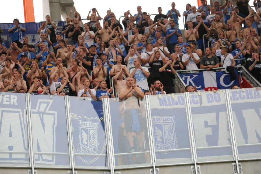 Jagiellonia Białystok - Lech Poznań 2:2. Kibice Jagiellonii...