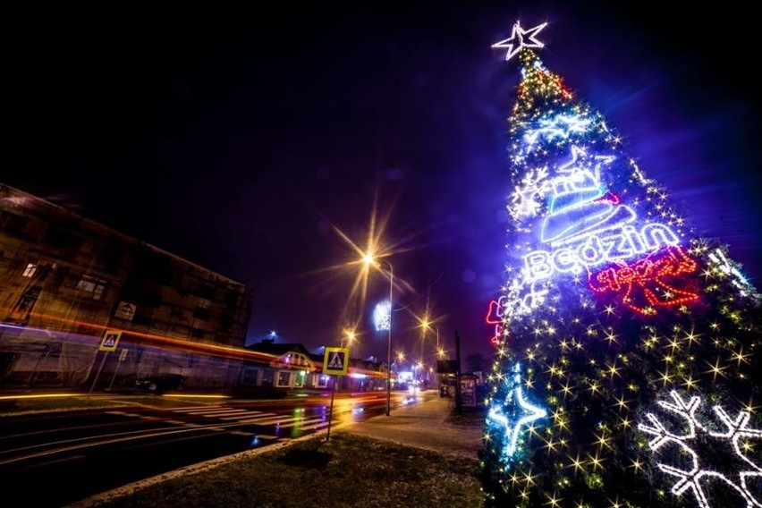 Świątecznie przystrojony Będzin. Zobaczcie galerię zdjęć