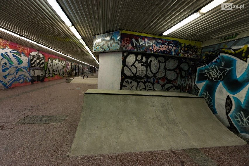 Szczecin. Skatepark w przejściu podziemnym [ZDJĘCIA]