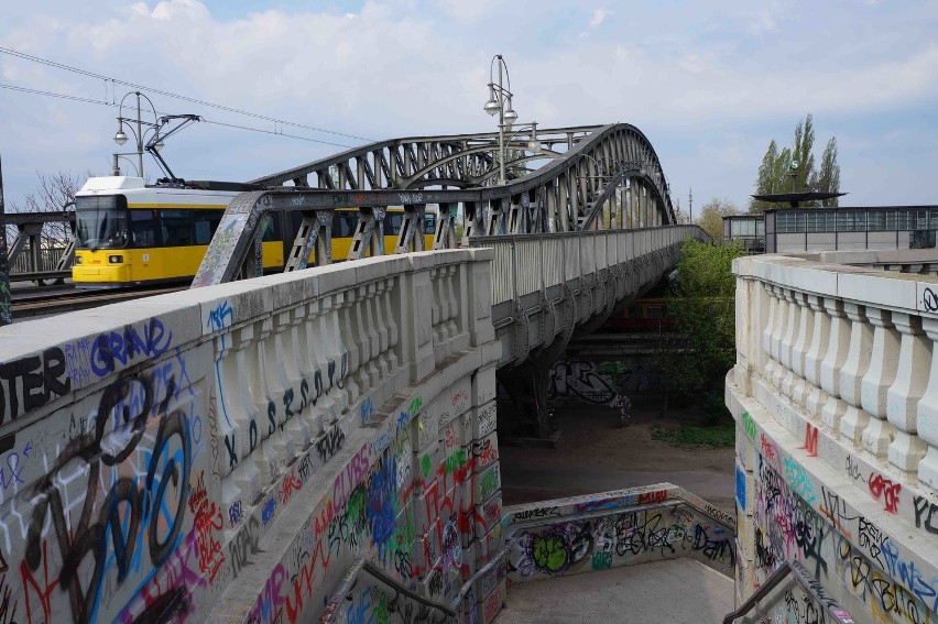 Most Böserbrücke. Miejsce dawnego przejścia granicznego...