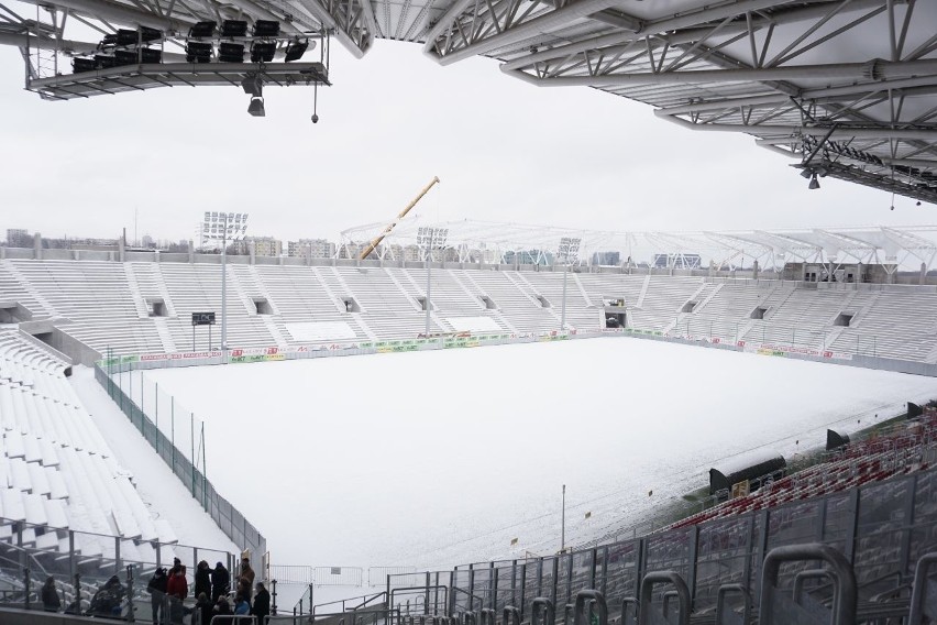 Zima nie powstrzymuje budowy. Stadion ŁKS coraz piękniejszy NAJNOWSZE ZDJĘCIA