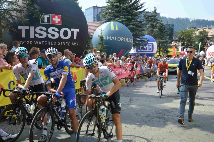 Tour de Pologne 2018: Kolarze wystartowali do przedostatniego etapu w Zakopanem [ZDJĘCIA]