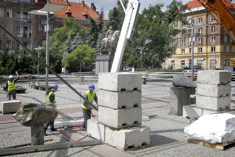 Budowa strefy kibica w Szczecinie