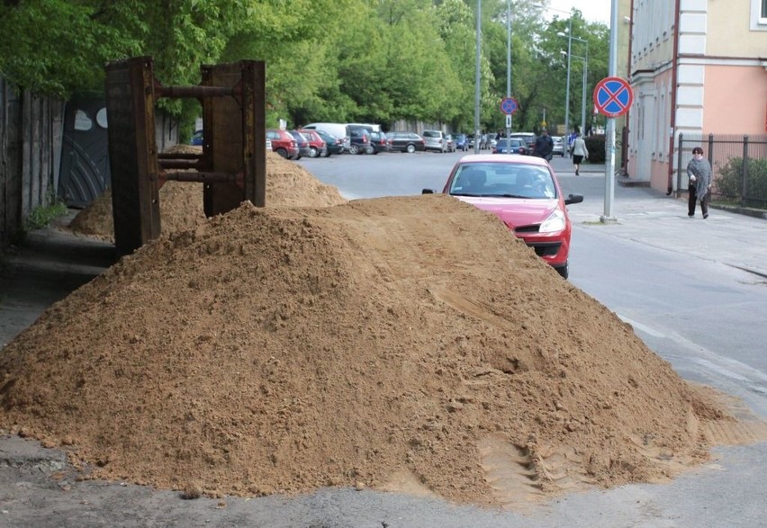 Zamknięty odcinek ulicy Domagalskiego w Radomiu