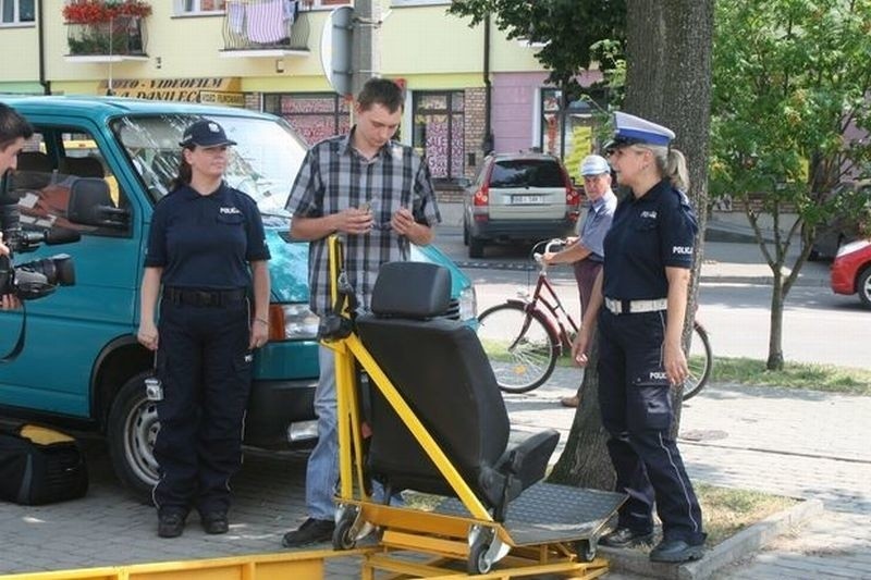 Symulator zderzeń w centrum miasta. Nietypowa kara dla kierowców [ZDJĘCIA]