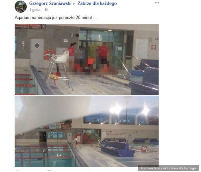 Tragedia na basenie Aquarius w Zabrzu utonął mężczyzna
