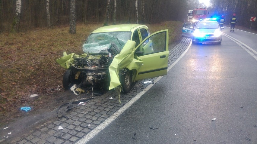 W sobotę około godz: 12.00 na drodze krajowej nr 59 w m....