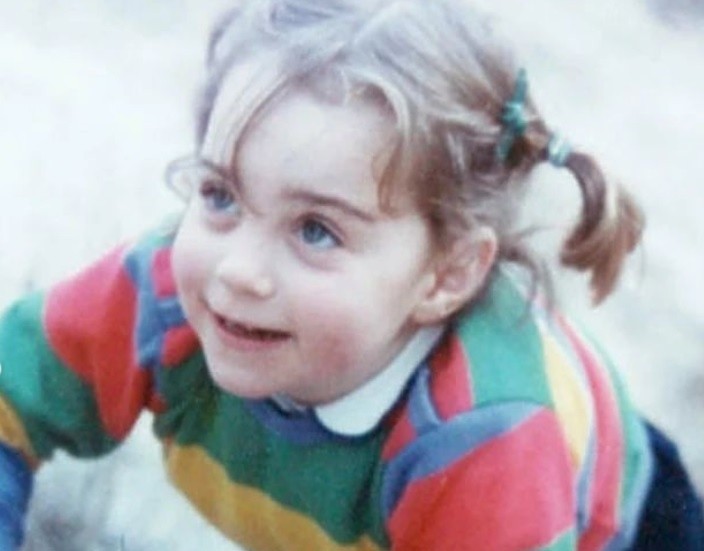 Księżna Kate w dzieciństwie.