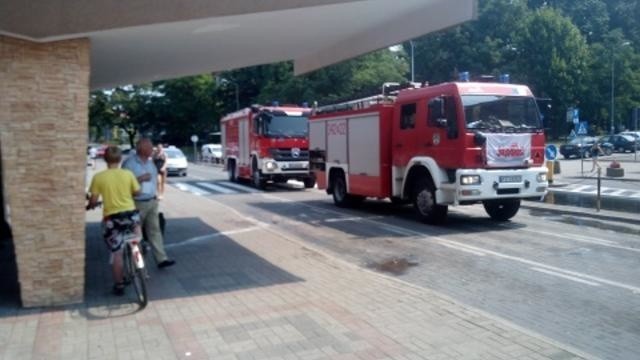 Strażacy szybko zlokalizowali miejsce pożaru na dworcu PKP w Zielonej Górze.