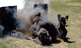 37-letni policjant postrzelił się z broni w trakcie ćwiczeń na strzelnicy w Strzelcach Opolskich