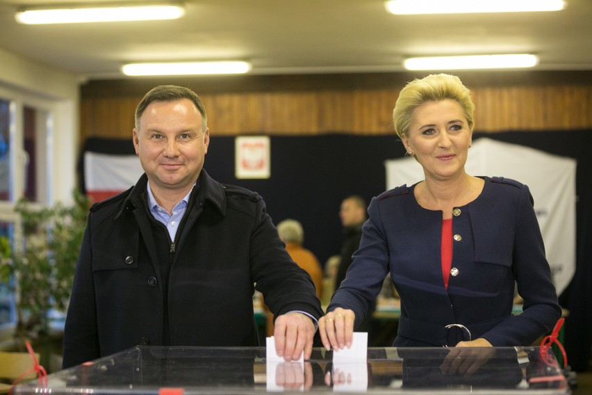 Wybory samorządowe 2018 - druga tura. Prezydent Andrzej Duda...
