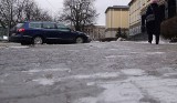 Zima 2017 w województwie podlaskim. Marznący deszcz i gołoledź. Pierwszy stopień zagrożenia