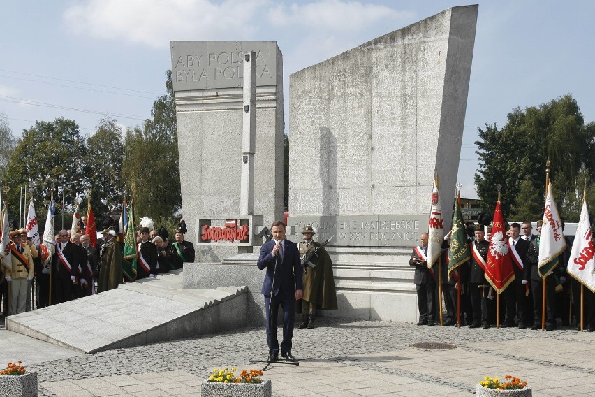 Prezydent Andrzej Duda w Jastrzębiu na uroczystościach...