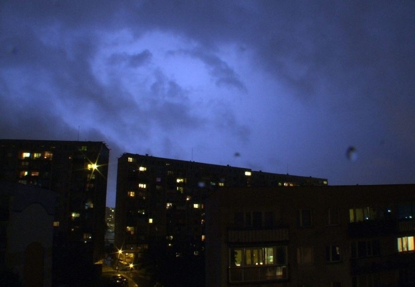 Burza w Łodzi