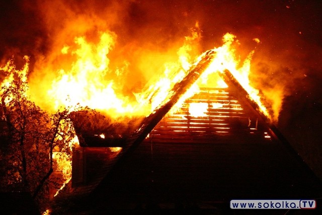 Pożar Tatarskiej Jurty w Kruszynianach. Gospodarstwo agroturystyczne Tatarska Jurta spłonęło doszczętnie