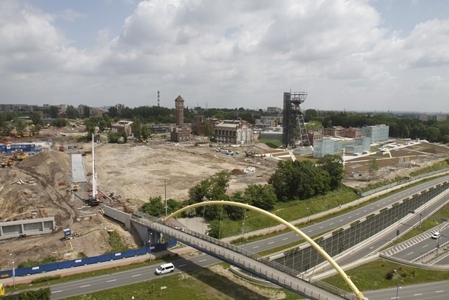 Muzeum Śląskie w Katowicach. Budowa na ukończeniu