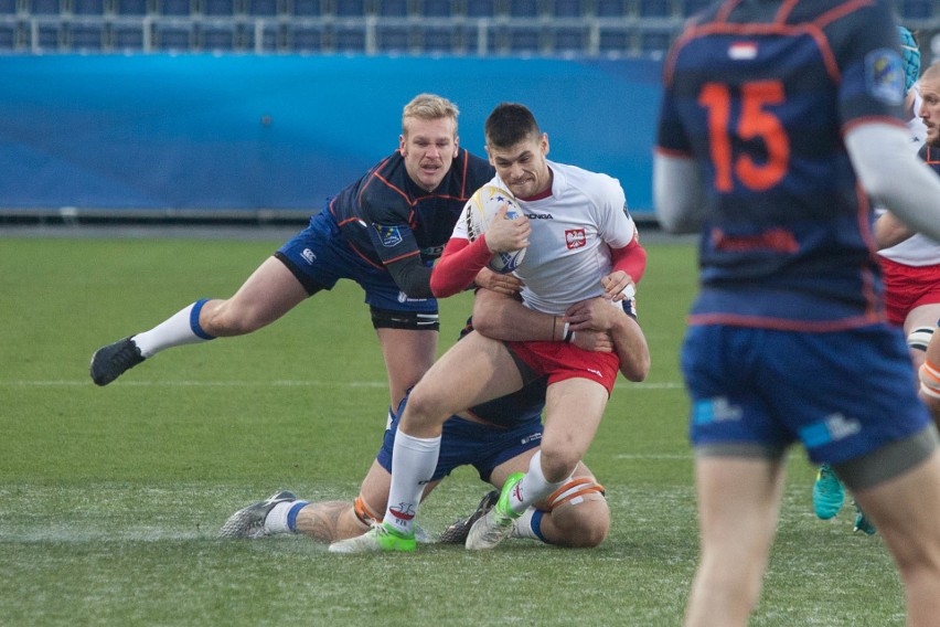 Rugby. Holendrzy nie mieli litości. Wysoka porażka Polaków na Arenie Lublin (ZDJĘCIA)