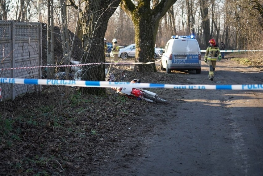 Wypadek śmiertelny w gminie Dobrzyń nad Wisłą. Nie żyje motocyklista