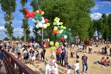 Plaża w Rogowie (powiat żniński) oficjalnie otwarta. Gmina przygotowuje kolejne inwestycje [zdjęcia]