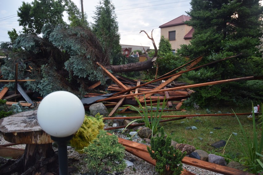 Trąba powietrzna przeszła nad Rybnikiem i powiatem....