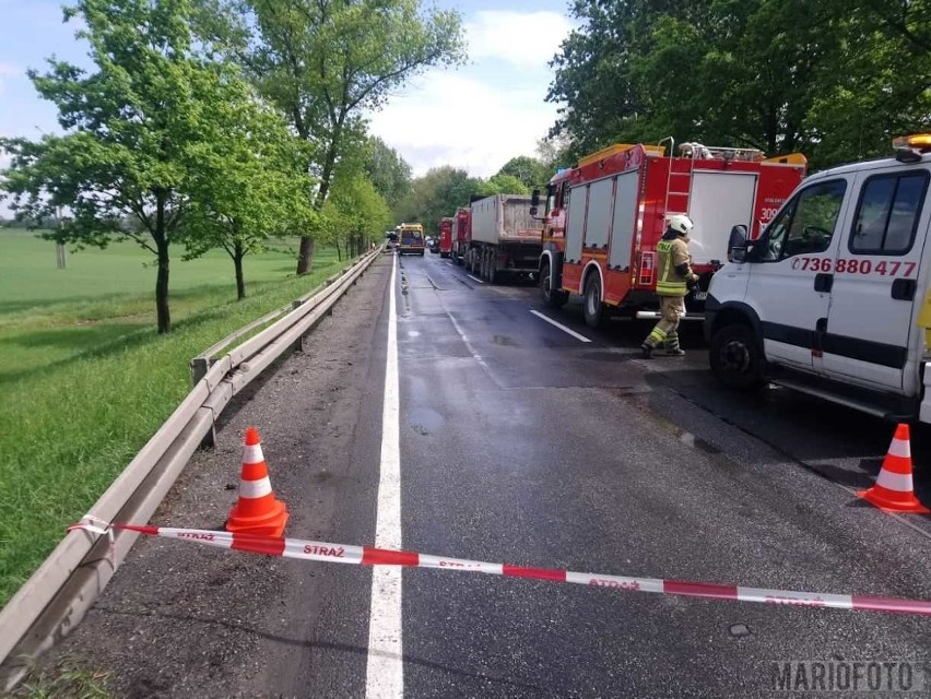 Groźny wypadek na trasie Opole - Kluczbork.