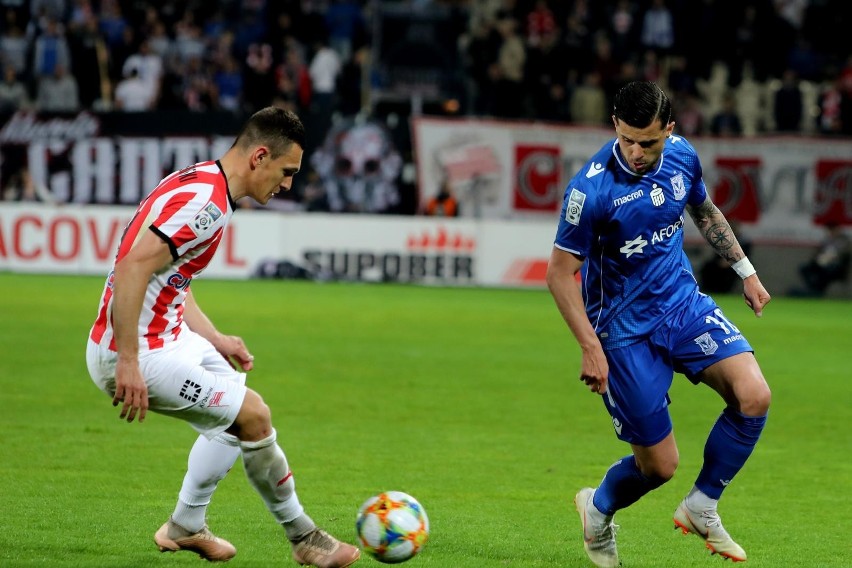 11.05.2019, Cracovia - Lech Poznań, z prawej Darko Jevtić