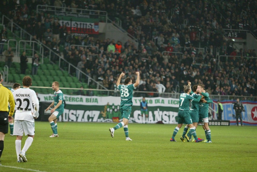 ŚLĄSK WROCŁAW - LECHIA GDAŃSK 1:0 (Stadion Wrocław - mecz...