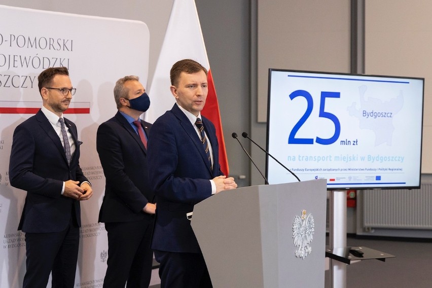 Bydgoszcz dostanie 25,5 mln zł na transport miejski z...