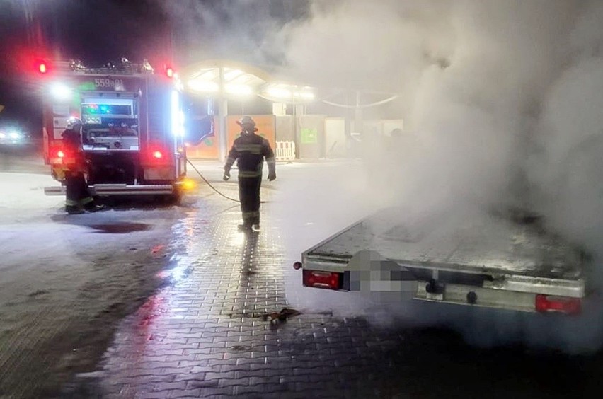 Dzięki szybkiej akcji strażaków z nie doszło do tragedii.