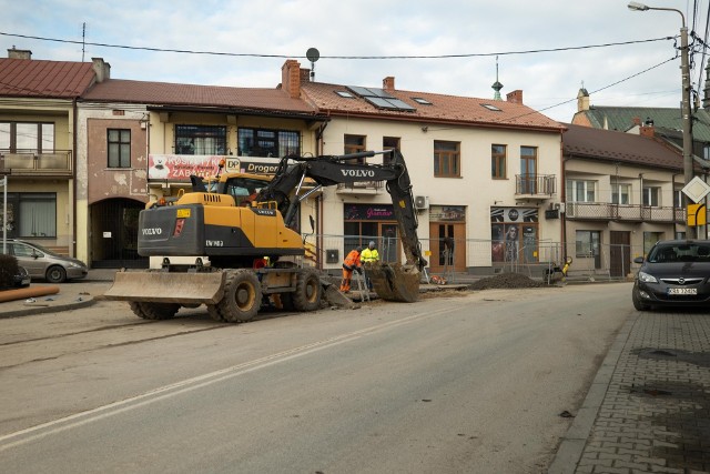 Przebudowa ulicy Krakowskiej w Proszowicach