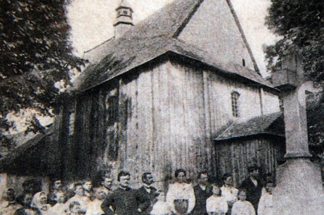 Stary kościół w Polanie został zniszczony w 1951 roku.