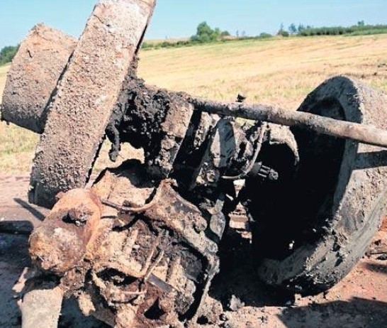 Silnik angielskiej firmy Blackstone, wyprodukowany przed 1937 roku, z polskiego schronu na Polesiu trafił do sowieckiego bunkra