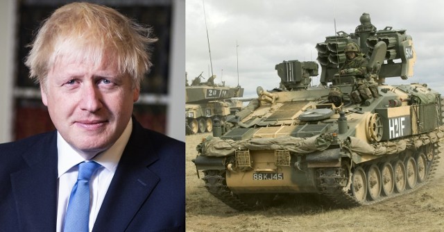 Boris Johnson zapowiedział, że Polska dostanie brytyjskie czołgi pod warunkiem wysłania swoich T72 na Ukrainę