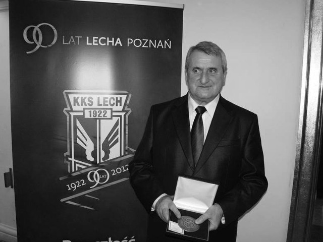 Grzegorz Szerszenowicz podczas uroczystości z okazji 90-lecia Lecha Poznań w 2012 r.
