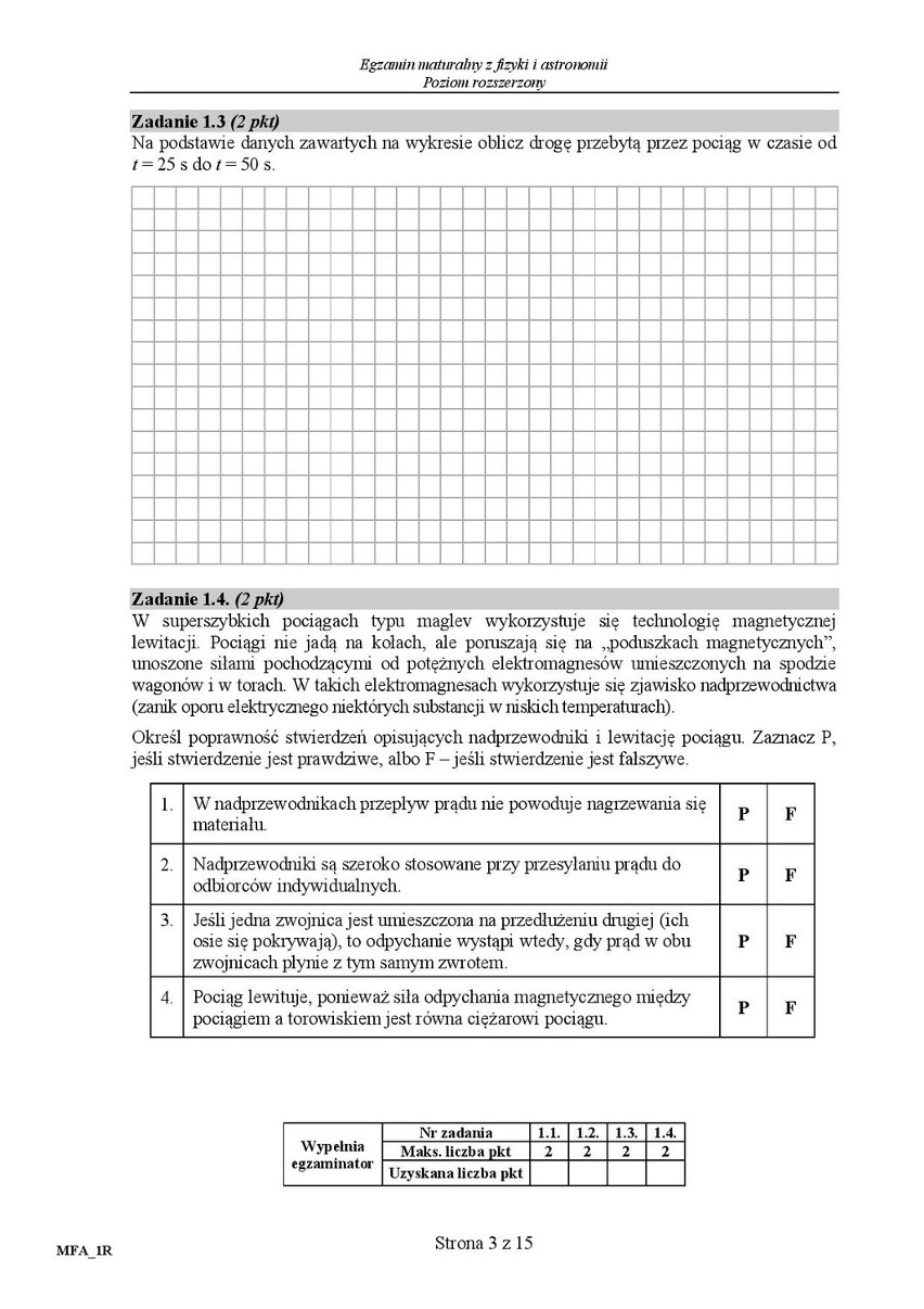 Matura 2016: FIZYKA I ASTRONOMIA rozszerzona [ODPOWIEDZI,...