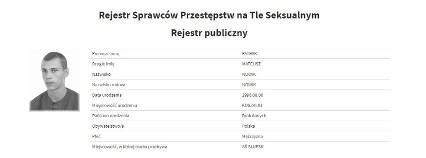 Rejestr Sprawców Przestępstw na Tle Seksualnym to...