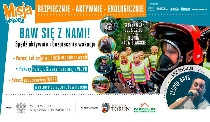 Misja Wakacje - piknik rodzinny na Błoniach Nadwiślańskich w Toruniu