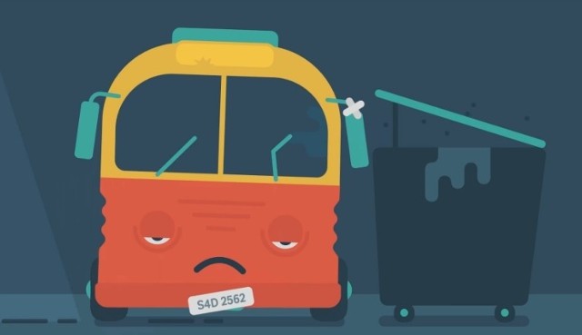 Film "Smutny autobus" to część kampanii Ministerstwa Spraw Wewnętrznych dotyczącej bezpiecznego podróżowania.