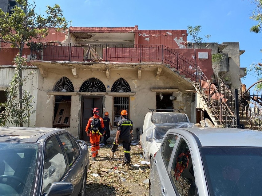 Strażacy z Łodzi zbierają pieniądze dla rodzin strażaków, którzy zginęli tragicznie w czasie wybuchu w Bejrucie