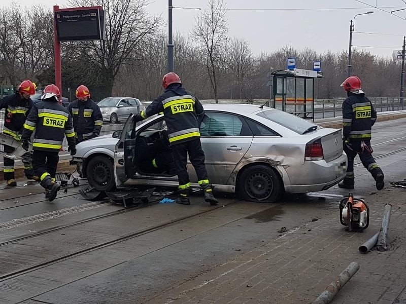 Wypadek na ul. Przybyszewskiego