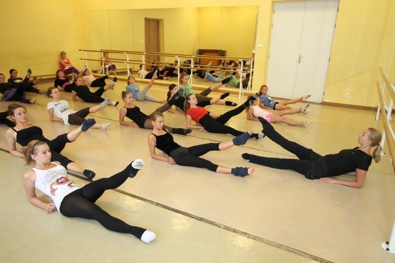 Warsztaty baletowe uczestników Festiwalu