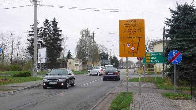 Tu w Łubiance zaprojektowano  Rondo o średnicy 35 metrów