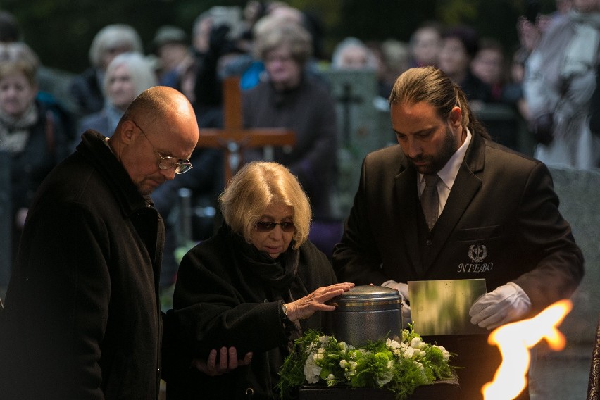 Pogrzeb Andrzeja Wajdy na cmentarzu na krakowskim Salwatorze
