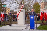 Odsłonięcie pomnika Rotmistrza Pileckiego w Goleniowie