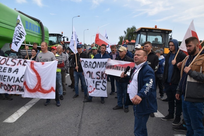 Protest rolników Nowe Miasto nad Wartą. Blokadę S11...