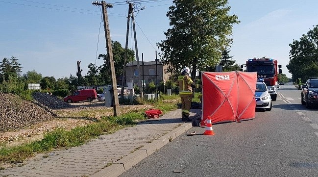 Śmiertelne potrącenie pieszego na DK 60 w miejscowości Żurawieniec. Mężczyzna zmarł na miejscu