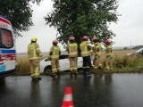 Wypadek na drodze do Strzelina. Ruch wahadłowy