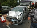 Bydgoszcz. Wypadek na moście. Zderzyło się pięć aut