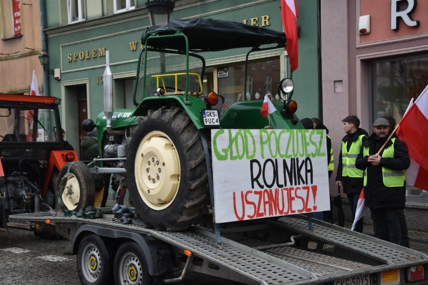 Protest rolników w Kościerzynie